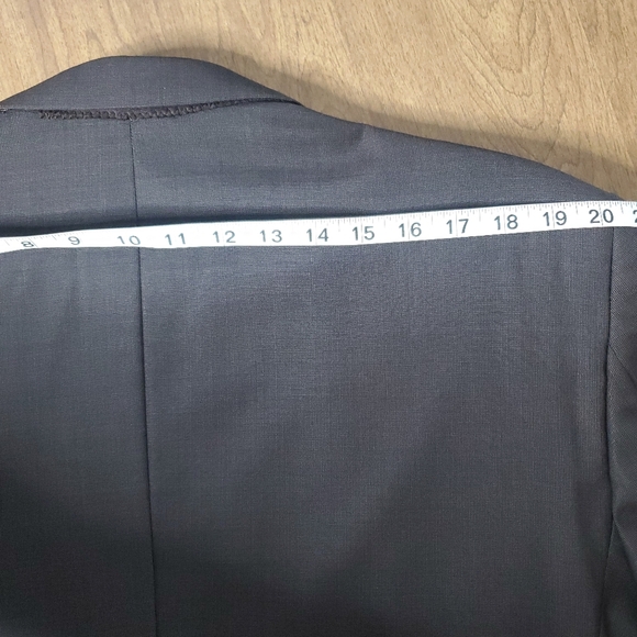 Jos A Bank Blazer Mens 44R Brown 2 Button Sports Coat Suit Jacket Modern Career - Picture 12 of 13